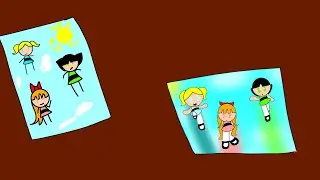 Here are my before vs after drawings (mes dessin avant vs après)
