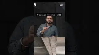 🤷‍♀️ Expansion joint क्या होता है| ✔ #short #viral #reels #construction #civil guruji