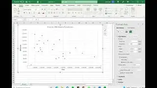 How to add tick marks in an Excel graph