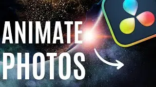 How to Animate PHOTOS to LIFE in Davinci Resolve in SECONDS!
