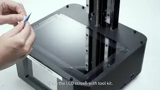 ANYCUBIC Photon Mono M5s unpacking operation and leveling video
