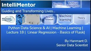 Python Data Science & AI | Machine Learning | Lecture 18 | Basics of Flask | 