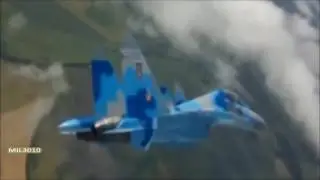 Американский F-16 против украинского Су-27