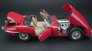 E type Jaguar model kit - 1/8 scale
