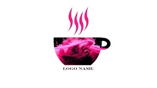 Simple Logo Design Coffee Cup Logo In Photoshop