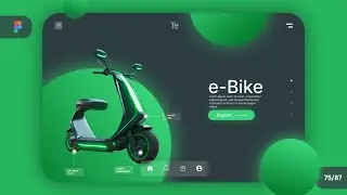 Trending e-Bike UI Design Figma: No-Code Website Tutorial [Day 87/100 Challenge]