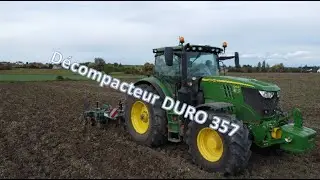 Décompactage avec le DURO 357 et JD 6195R
