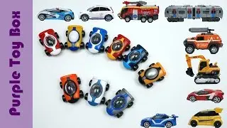 9x Transformers Tobot Athlon Season3, 2, 1 And Giga Seven Combination Robot