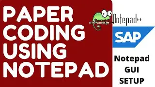 Paper Coding Setup🔥🔥 Practice Manually | Coding in Notepad Setup
