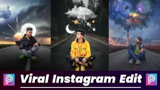 Viral Instagram Photo Editing | PicsArt Tutorial 2021 |  PicsArt Photo Editing | RTWORLD