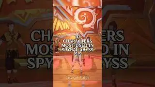 10 GENSHIN CHARACTER MOST USED IN ABYSS 5.5 