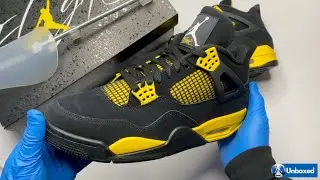 [ASMR] Nike Air Jordan 4 ‘Thunder’ 2023 Unboxing | No Talking