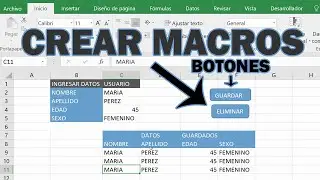 Crear Macros para Ingresar y Eliminar Datos con Botones en Excel