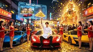 Poor guy with rich girlfriend Gets street stall system Earns 1 gets 1000 Becomes trillionaire