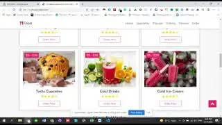Restaurant website | Demo Video