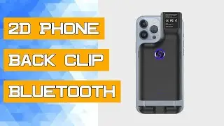 2D Phone Back Clip Bluetooth Barcode Scanner Portable Barcode Reader Data Matrix Code 1D 2D QR Scann