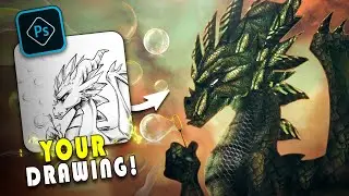 Photoshopping YOUR Drawings! | Realistified! S1E1  |  Photoshop Tutorial In Tamil
