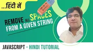 Remove all the spaces in a string js