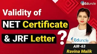 Validity of CSIR NET JRF E-Certificate & JRF Letter | CSIR NET JRF Validity