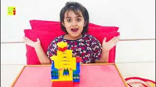 Pretend play Lego toy house by Nivu! Nivu makes lego house for fun play! Kids playtime!