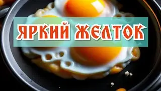 Как сформировать яркий желток в яйце
