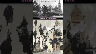 MARAVILHOSA ESTACAO DA LUZ EM 1910 #shorts