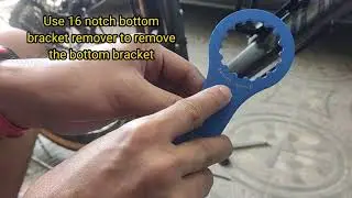 Shimano hollowtech crank/bottom bracket removal & install