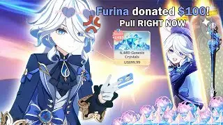 I Was Paid to Pull Furina AND Her Weapon | Genshin Impact