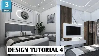 Bed Room Tutorial 4 | Interior design | 3Ds Max | Side table Design | 3Ds Max Tutorial