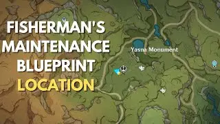 Fisherman's maintenace blueprint location | Genshin impact