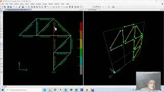 ARMADURA EN VOLADIZO EN SAP 2000, ROTACIÓN DE EJES LOCALES