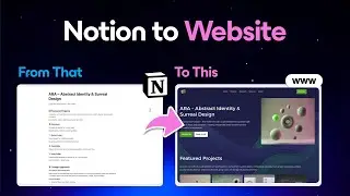 Turn Notion Pages into Full Websites with AI