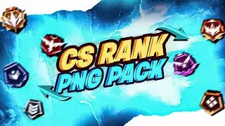 FreeFire New Cs Rank Pngs Pack | FF Gfx Pack | By Dk Gfx
