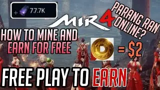 MIR4 | NFT GAME mobile phone Mir4 play to earn free | Mir4 how to farm darksteel MINING draco guide