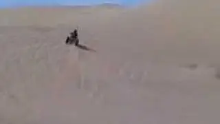 me riding my banshee up a bowl at gordons well sand dunes