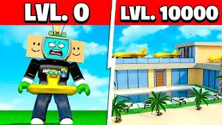 LEVEL 0 vs LEVEL 10,000 MILLIONAIRE RESORT TYCOON!