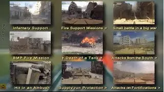 All GoPro™ onboard T-72 Tank missions from Daraya ♦ subtitles ♦