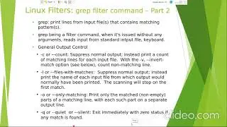 Linux grep filter command: part 2.