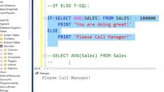 IF Else in TSQL