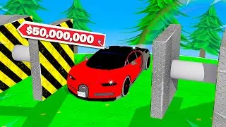 CRUSHING A $50,000,000 CAR IN ROBLOX!