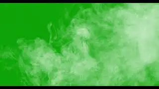 Smoke on Green Screen 4K VFX