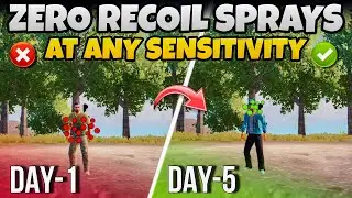 How To Get Zero Recoil Sprays at Any Sensitivity | Scope Shaking Problem | Sensitivity BGMI/PUBG