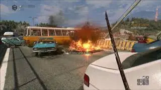 Dying Light - I Took Every Zombie's Life With a Supernova Katana at The Bridge.