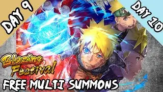 Stay Safe!《Free Multi Summons Day #09 and Day #10》| Naruto Ultimate Ninja Blazing