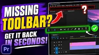 How to Fix Missing Toolbar in Adobe Premiere Pro