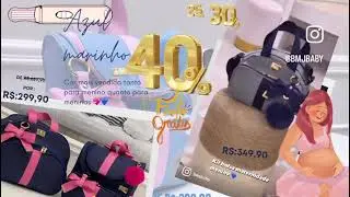 Kit bolsa maternidade personalizado direto de fábrica ❤️
