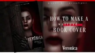 PHOTOSHOP EDIT: How To Make A Wattpad Book Cover / Speed Art - Photoshop cc20 (Devil's Trap)