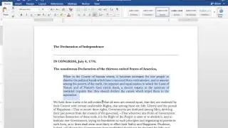 Indenting Paragraphs for Block Quotes in Word 2016 for Mac
