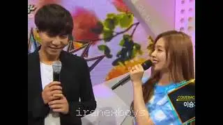 Irene X Lee seunggi moment at music bank ✨