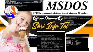 ATTRIB command Windows 10 and Windows 11 syntax